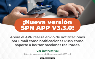 Nueva Versión SPN APP V3.3.0