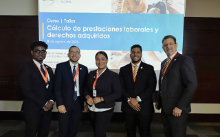 SPN Software Consulting Team Participating in the Course | Workshop on Calculation of Employee Benefits and Acquired Rights.